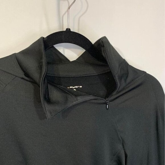 Woman’s running/athleisure layer. Black size large. Zipper mock neck. Ne… - Picture 7 of 10